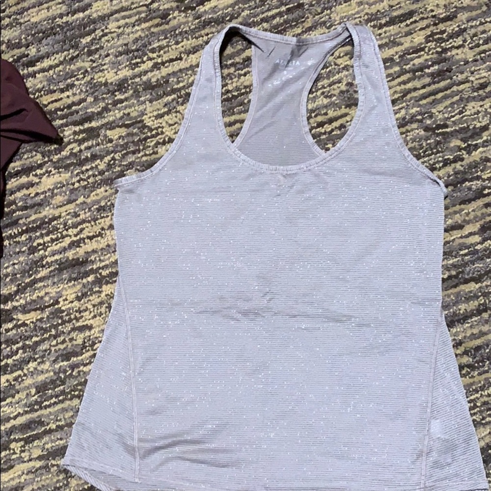 Altheta tank size small light purple with sparkles
